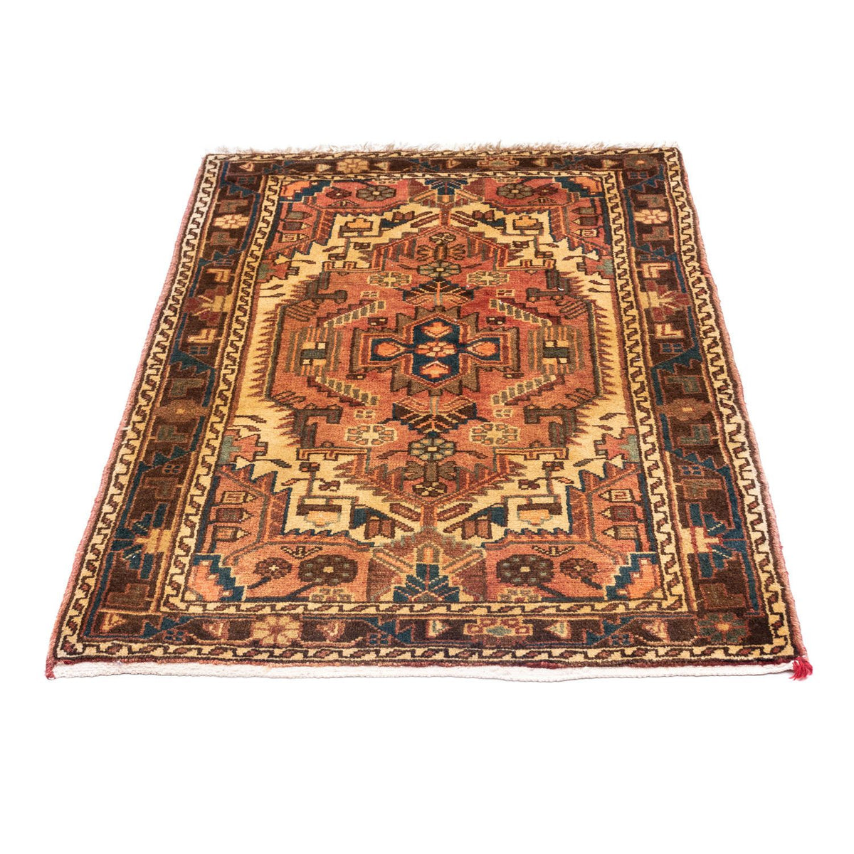Tapis persan - Nomadic - 125 x 85 cm - rouge clair