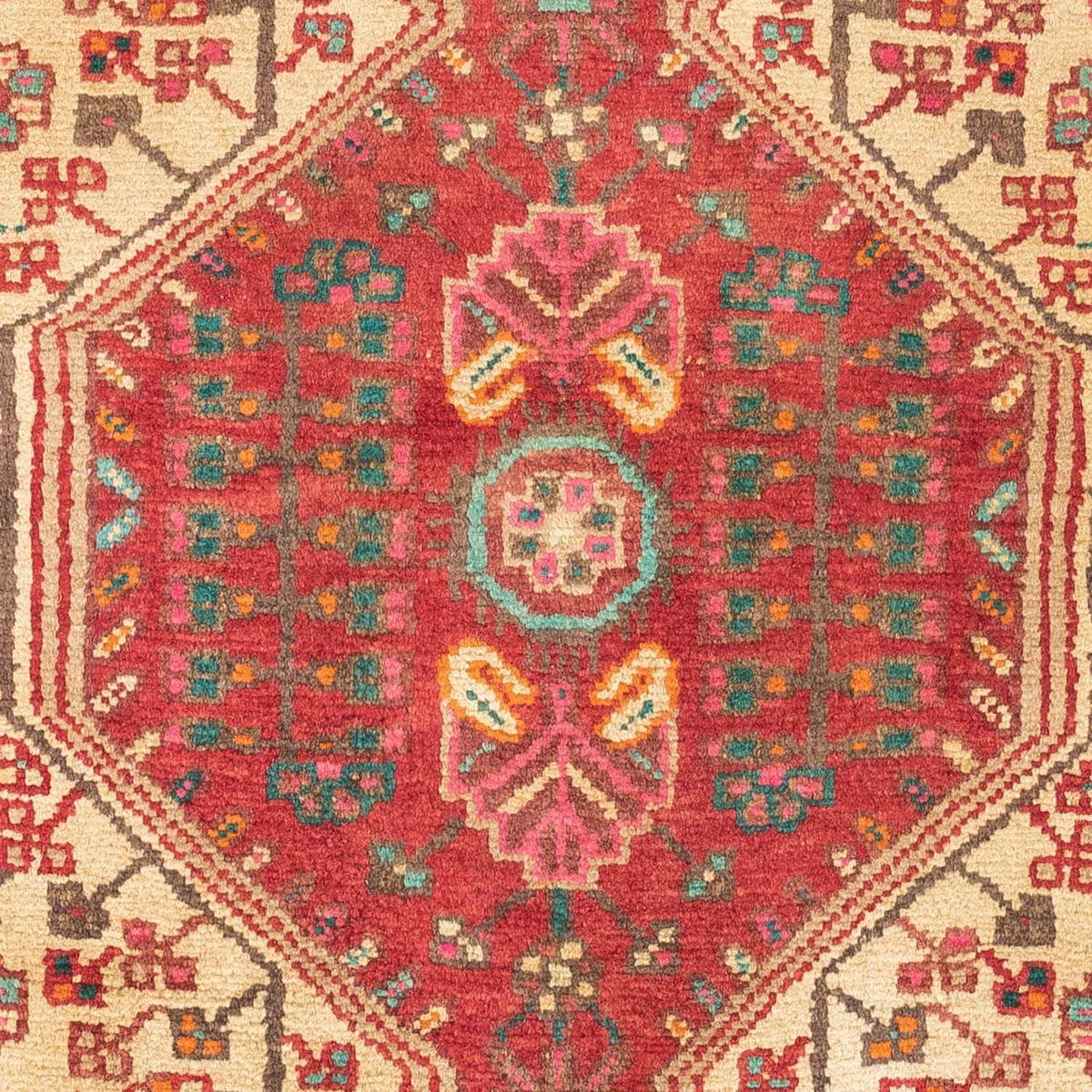 Tapis persan - Nomadic - 119 x 82 cm - rouge