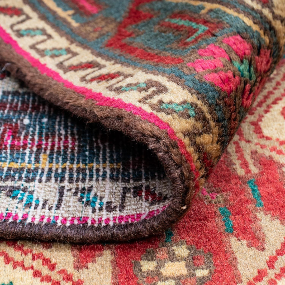 Tapis persan - Nomadic - 119 x 82 cm - rouge