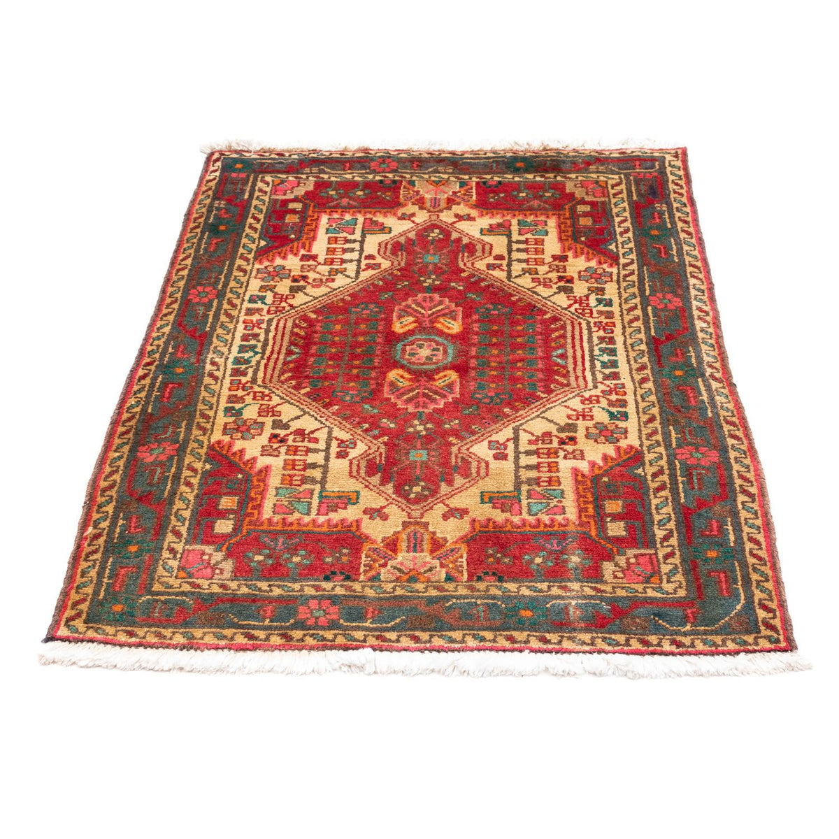 Tapis persan - Nomadic - 119 x 82 cm - rouge