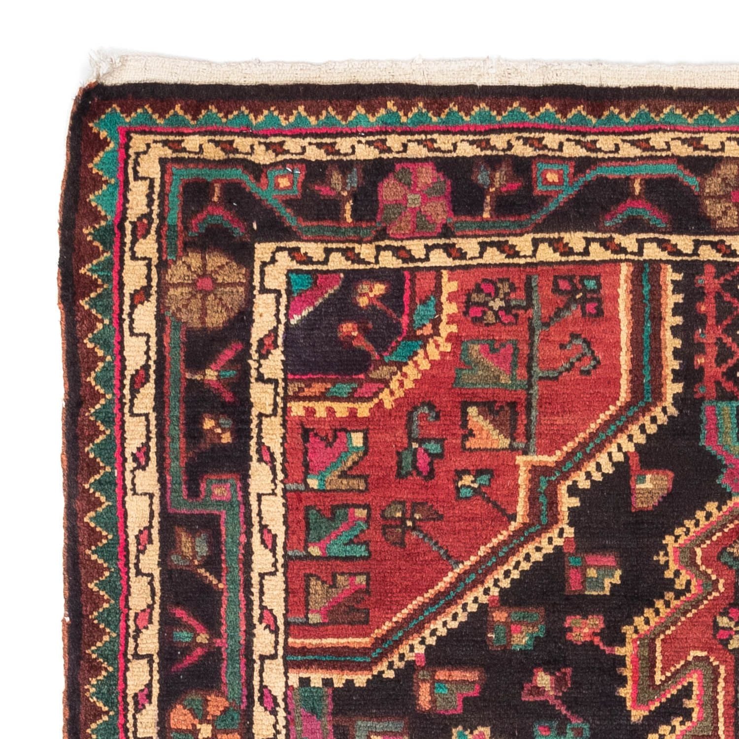 Tapis persan - Nomadic - 136 x 90 cm - rouge
