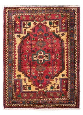 Tapis persan - Nomadic - 130 x 100 cm - rouge