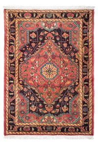 Tapis persan - Nomadic - 131 x 94 cm - rouge clair