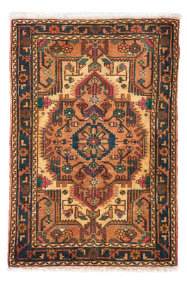 Tapis persan - Nomadic - 125 x 86 cm - marron clair