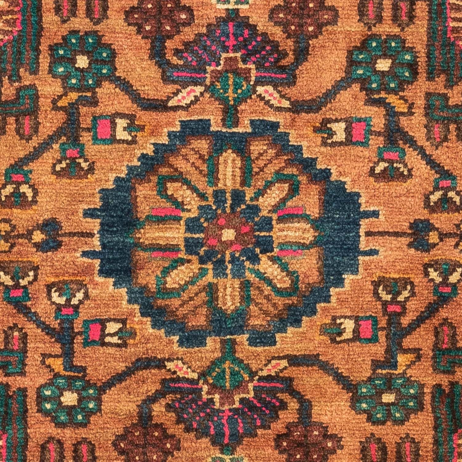 Tapis persan - Nomadic - 125 x 86 cm - marron clair