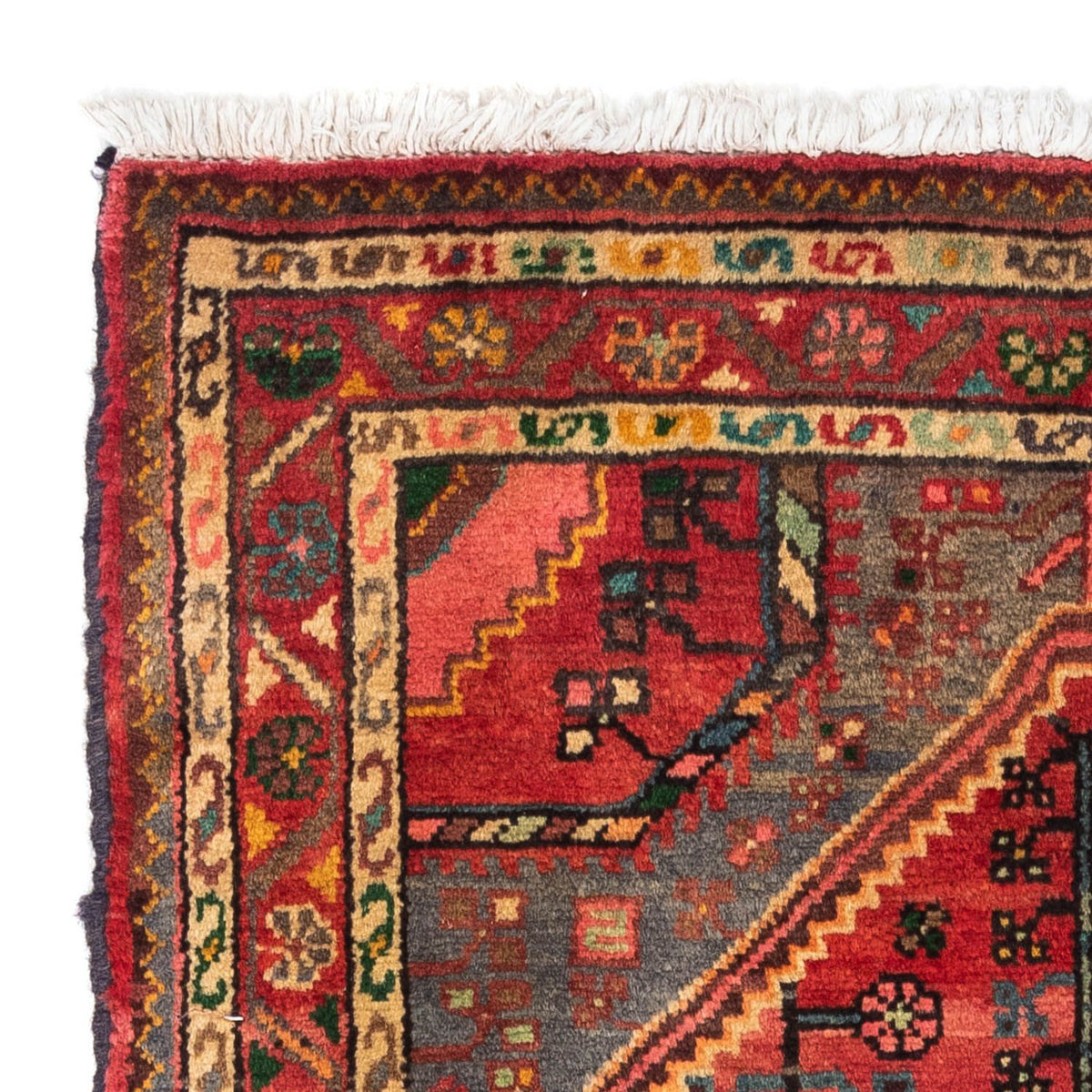 Tapis persan - Nomadic - 140 x 82 cm - rouge