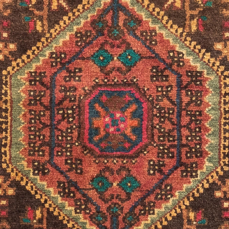 Tapis persan - Nomadic - 120 x 80 cm - rouge clair