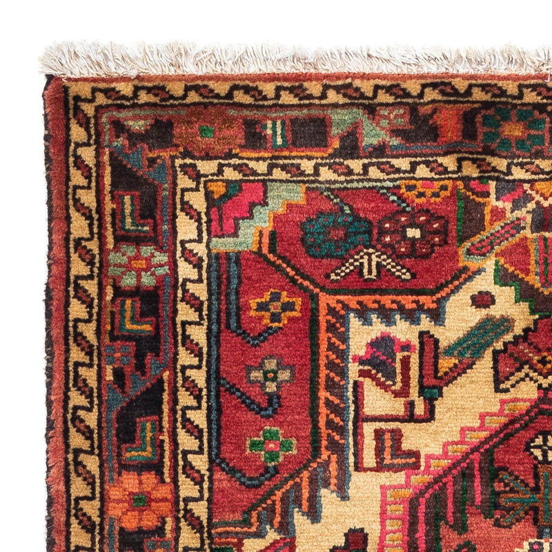 Tapis persan - Nomadic - 125 x 85 cm - rouge clair