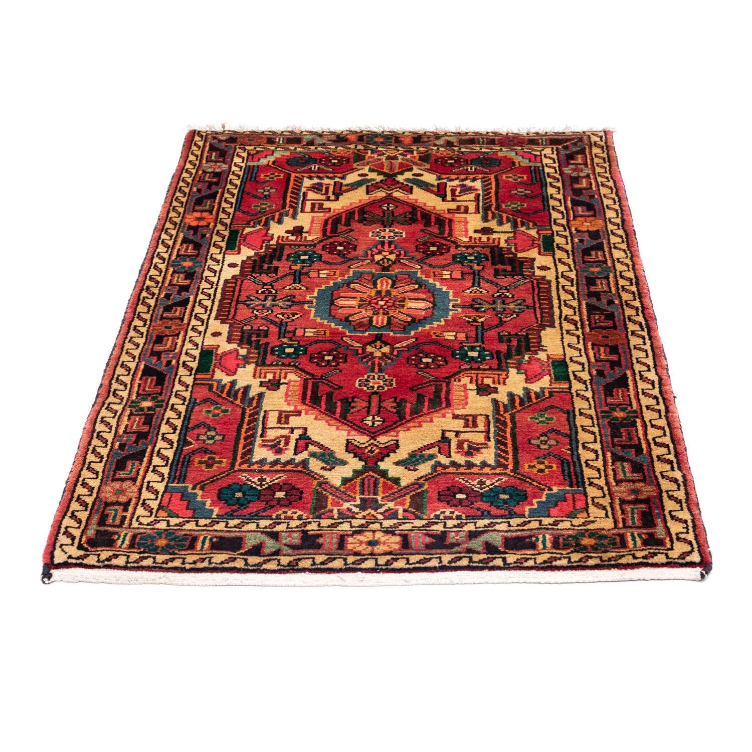 Tapis persan - Nomadic - 125 x 85 cm - rouge clair