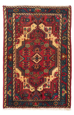Tapis persan - Nomadic - 122 x 84 cm - rouge