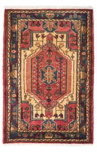 Tapis persan - Nomadic - 138 x 92 cm - rouge