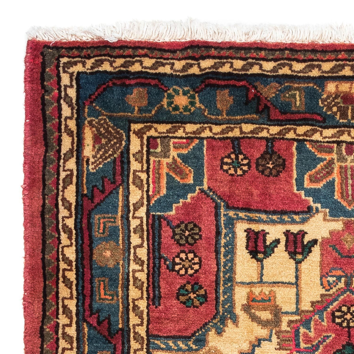 Tapis persan - Nomadic - 138 x 92 cm - rouge