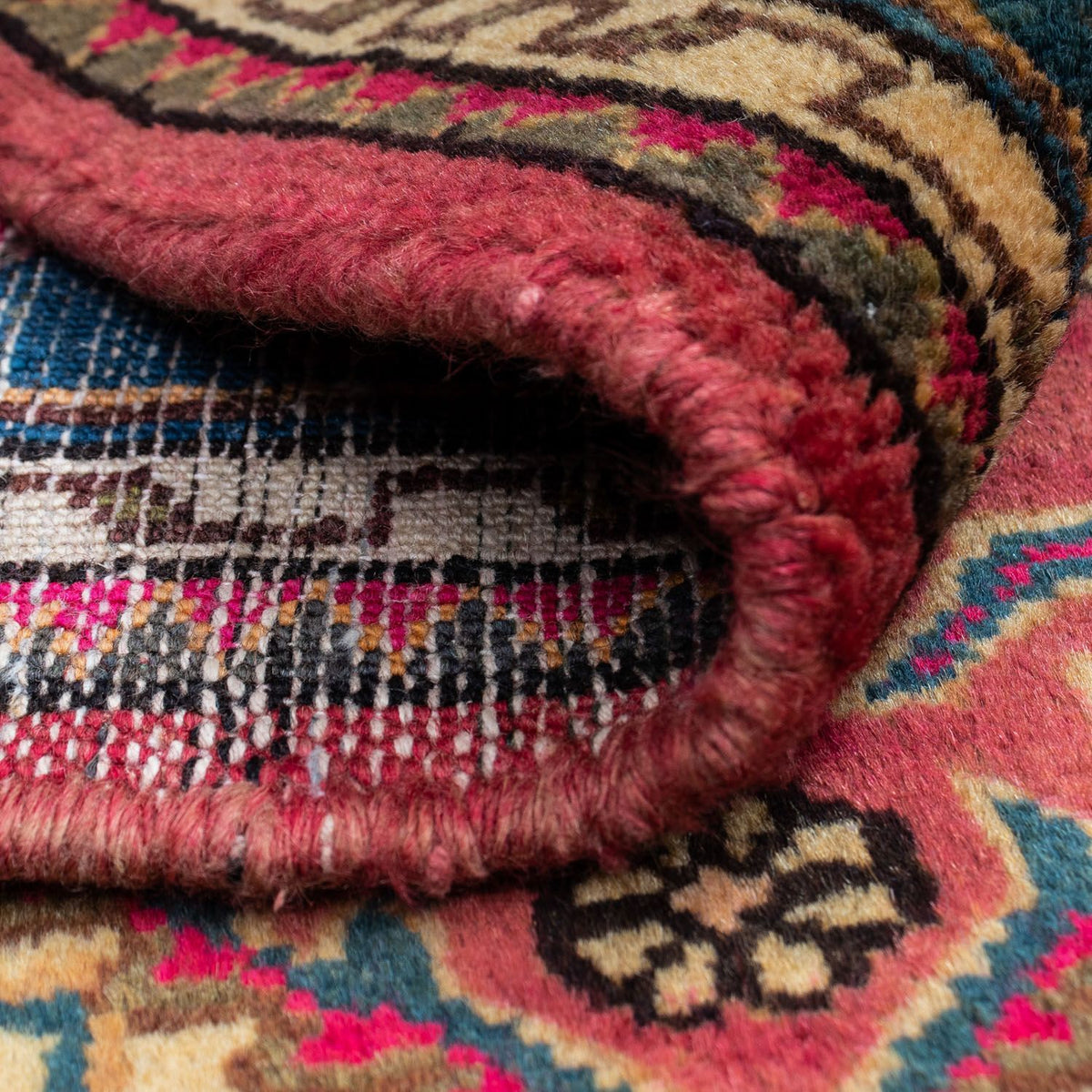 Tapis persan - Nomadic - 138 x 92 cm - rouge