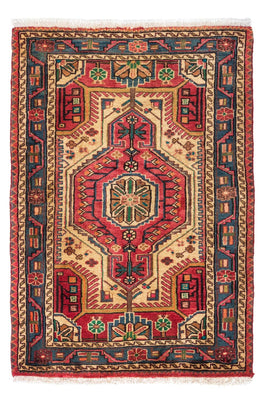 Tapis persan - Nomadic - 124 x 83 cm - rouge
