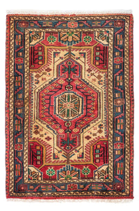 Tapis persan - Nomadic - 124 x 83 cm - rouge