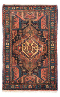 Tapis persan - Nomadic - 126 x 80 cm - rouge clair