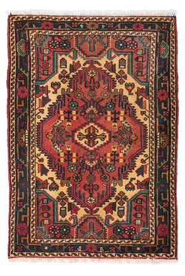 Tapis persan - Nomadic - 130 x 80 cm - rouge