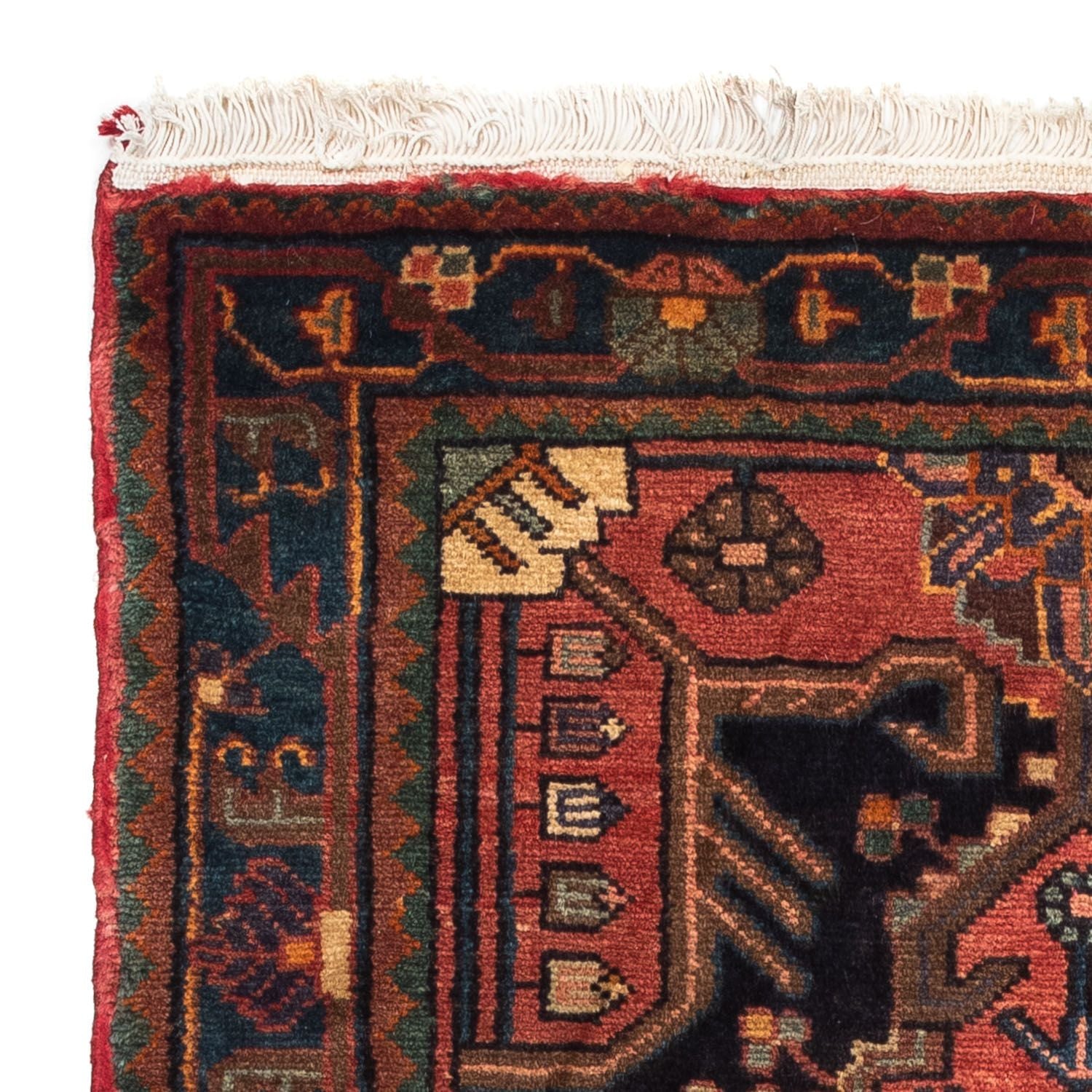 Tapis persan - Nomadic - 129 x 78 cm - rouge clair