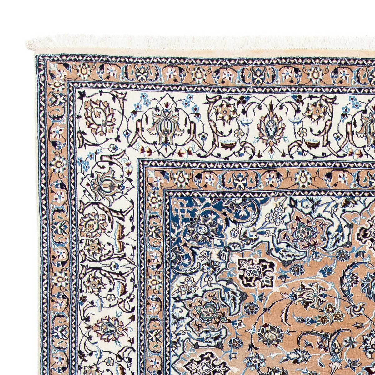 Tapis persan - Nain - Royal - 295 x 202 cm - beige