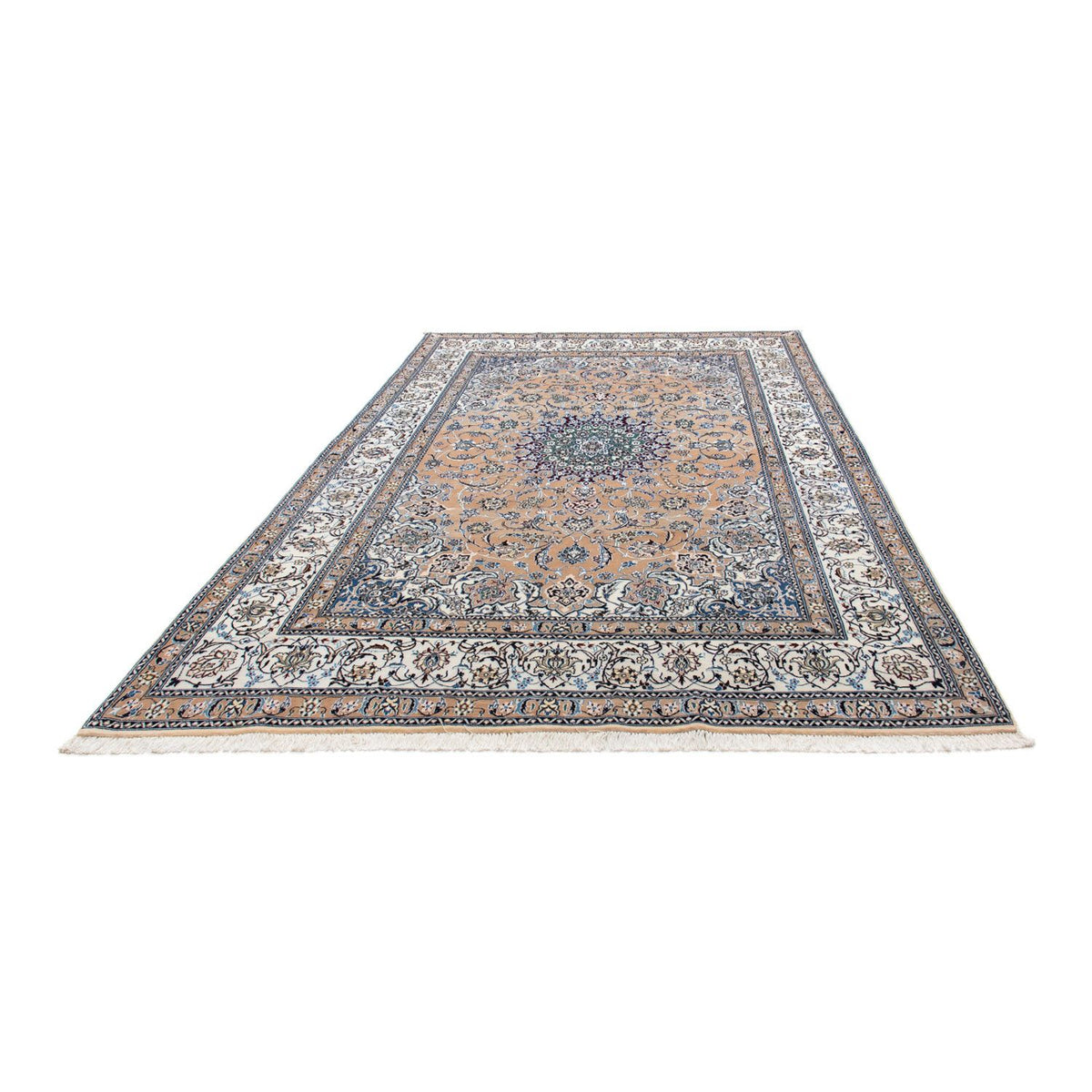 Tapis persan - Nain - Royal - 295 x 202 cm - beige