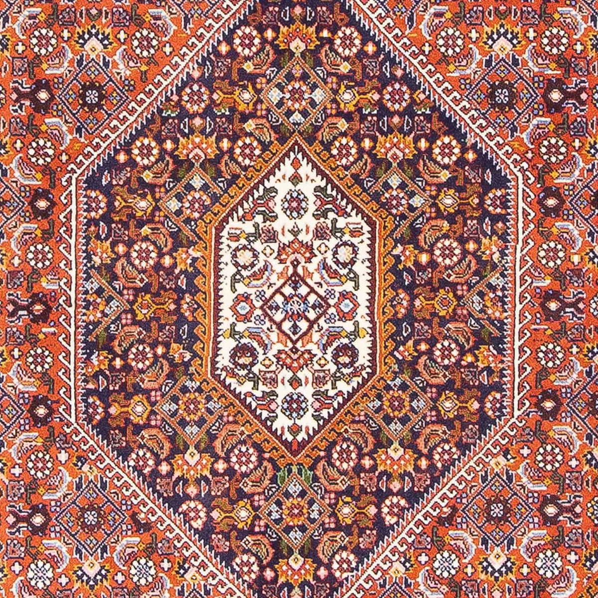 Tapis persan - Bidjar - 160 x 101 cm - orange