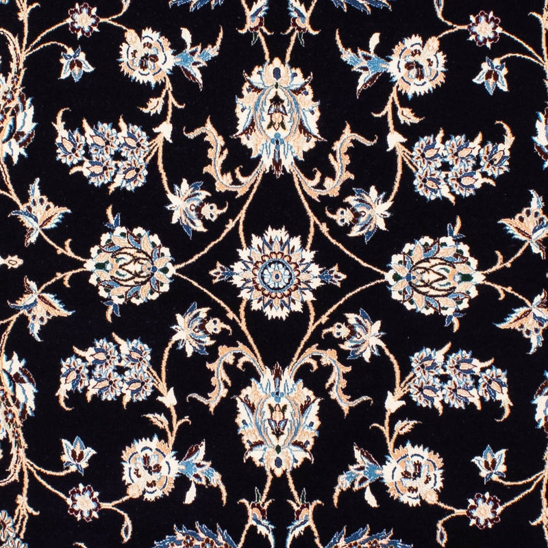 Tapis persan - Nain - Premium - 208 x 127 cm - bleu foncé