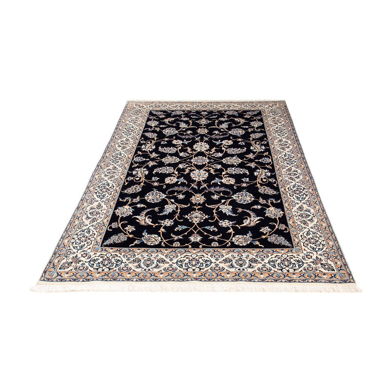 Tapis persan - Nain - Premium - 208 x 127 cm - bleu foncé