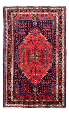 Tapis persan - Nomadic - 230 x 151 cm - bleu foncé