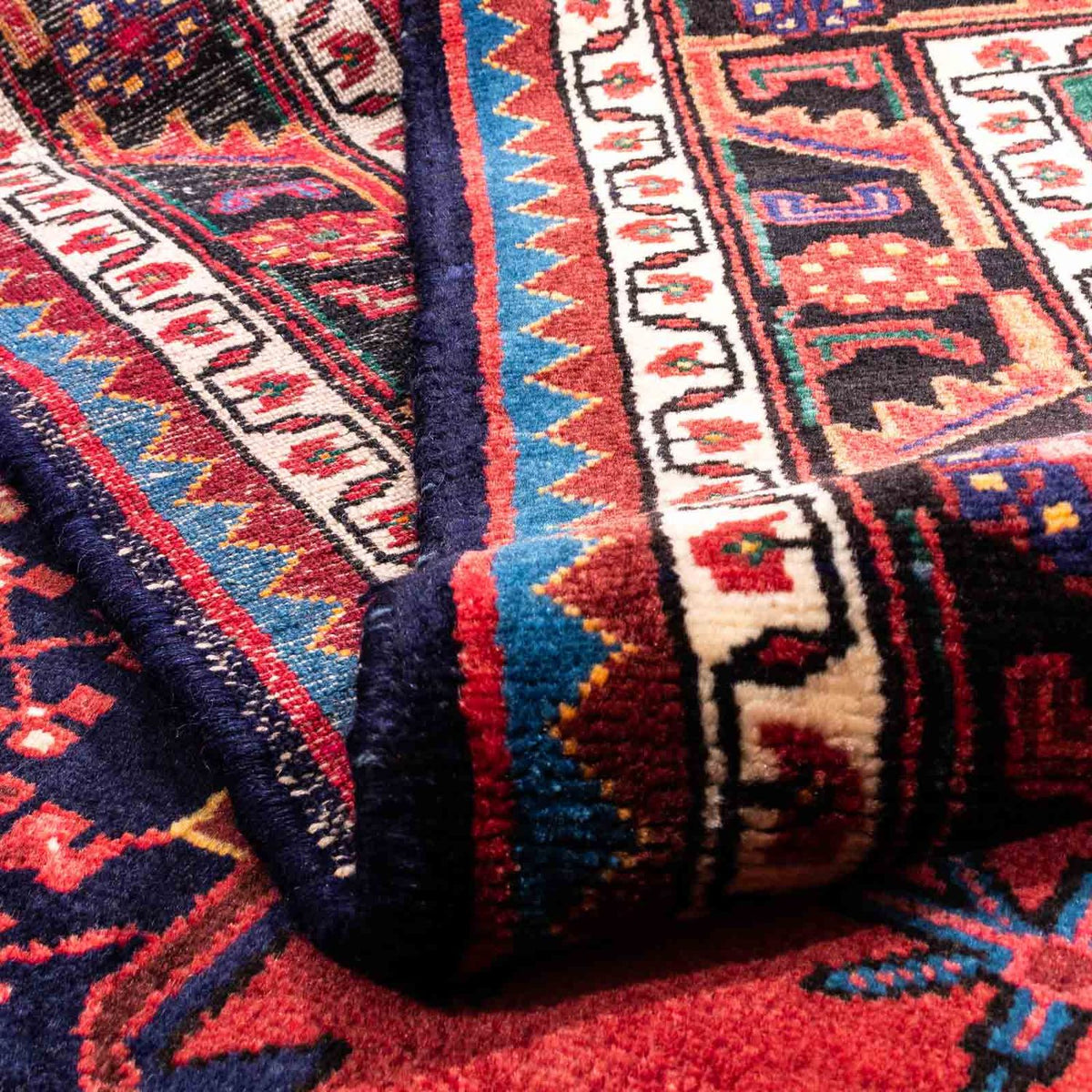 Tapis persan - Nomadic - 230 x 151 cm - bleu foncé