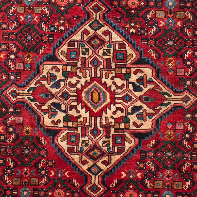 Tapis persan - Nomadic - 218 x 156 cm - rouge foncé