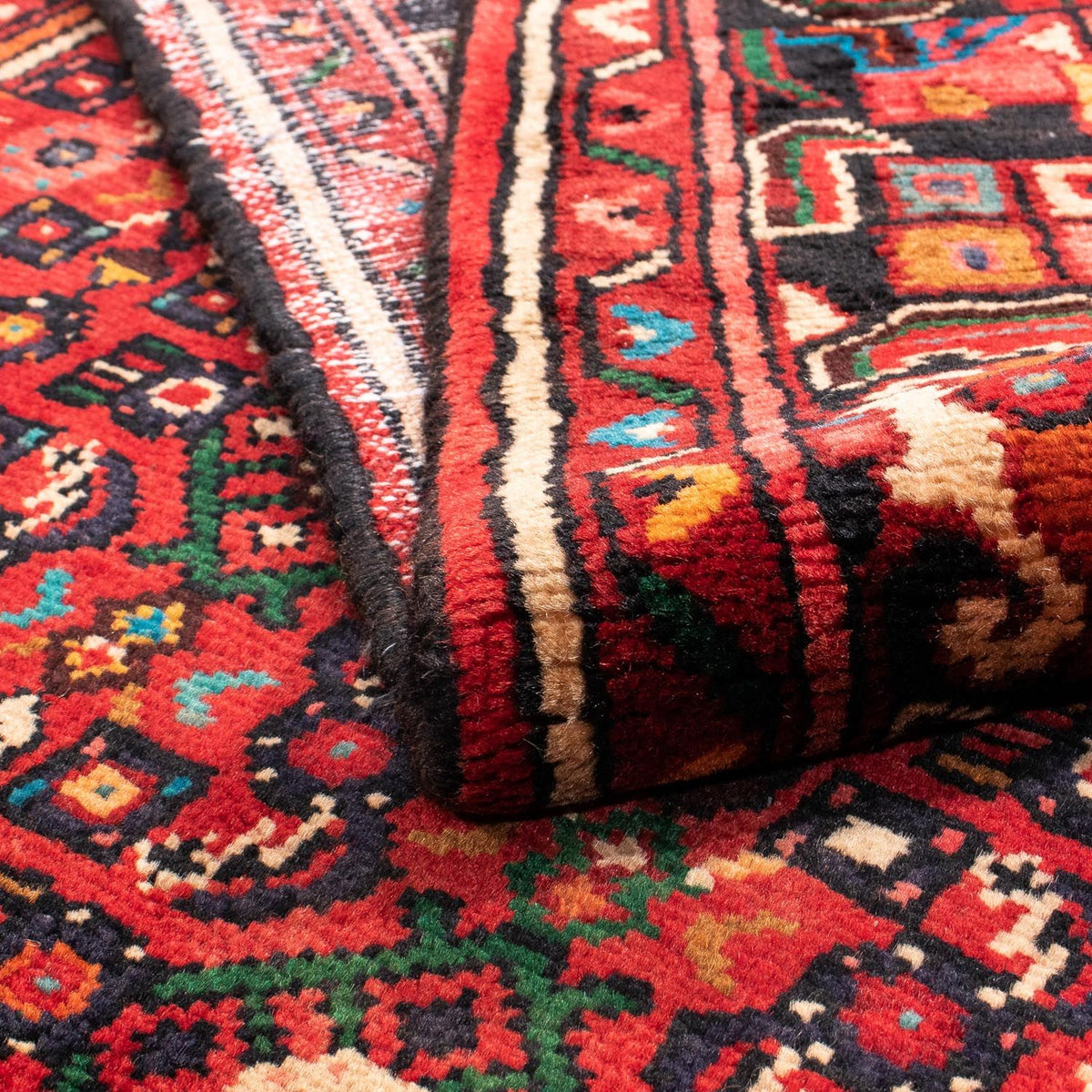 Tapis persan - Nomadic - 218 x 156 cm - rouge foncé