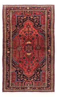 Tapis persan - Nomadic - 230 x 136 cm - rouge foncé