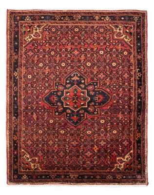 Tapis persan - Nomadic - 203 x 157 cm - rouge foncé