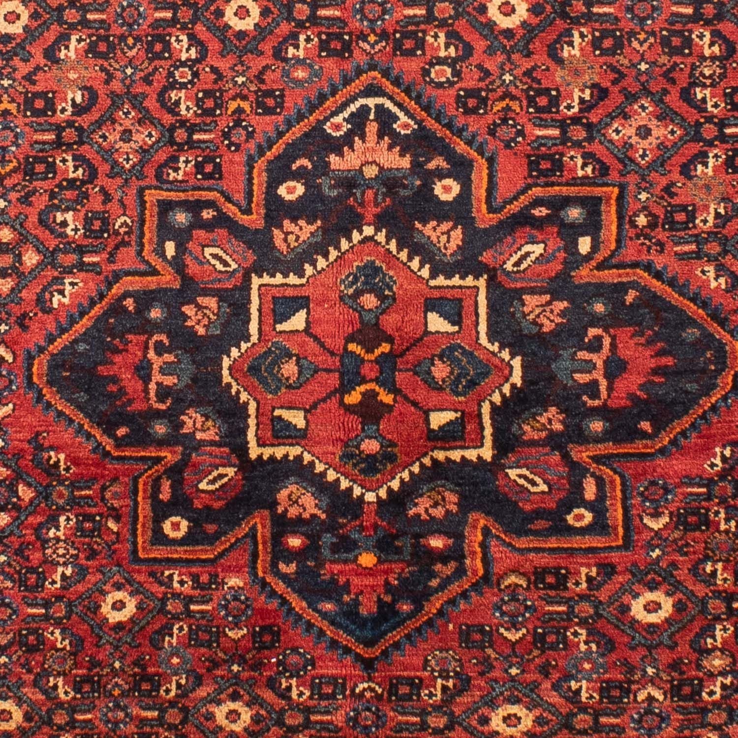 Tapis persan - Nomadic - 203 x 157 cm - rouge foncé