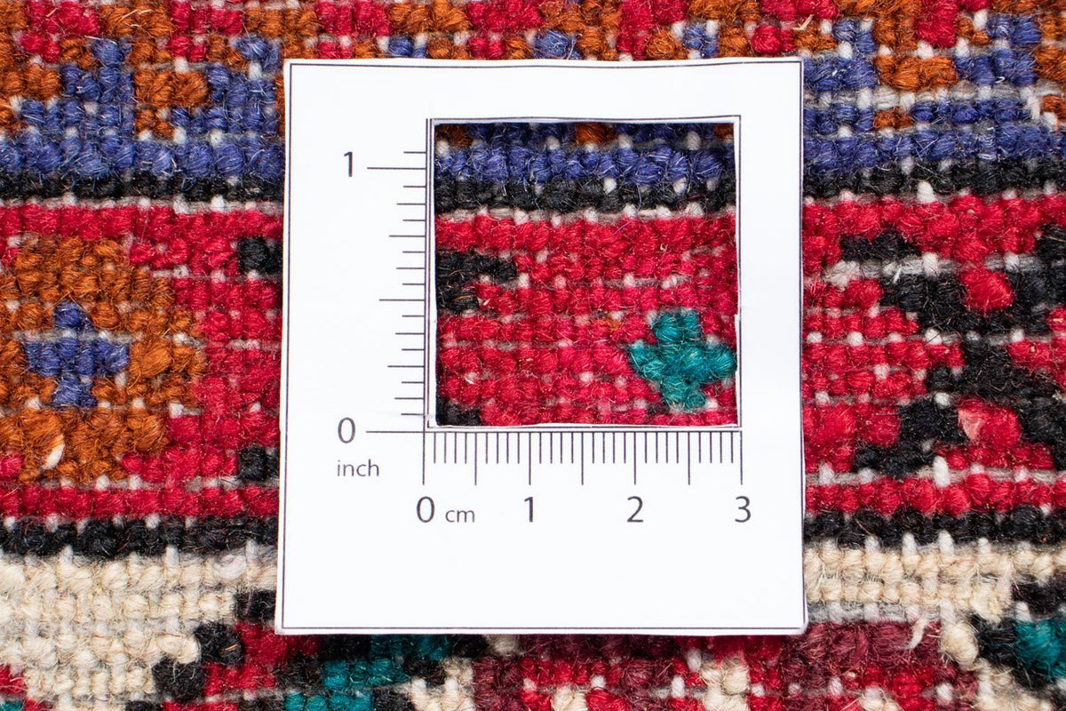 Tapis persan - Nomadic - 212 x 153 cm - rouge foncé