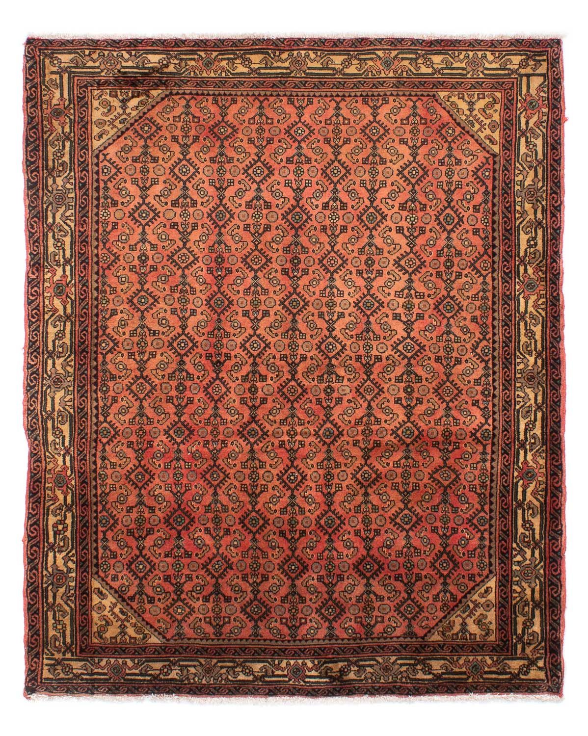 Tapis persan - Nomadic - 200 x 155 cm - rouge clair