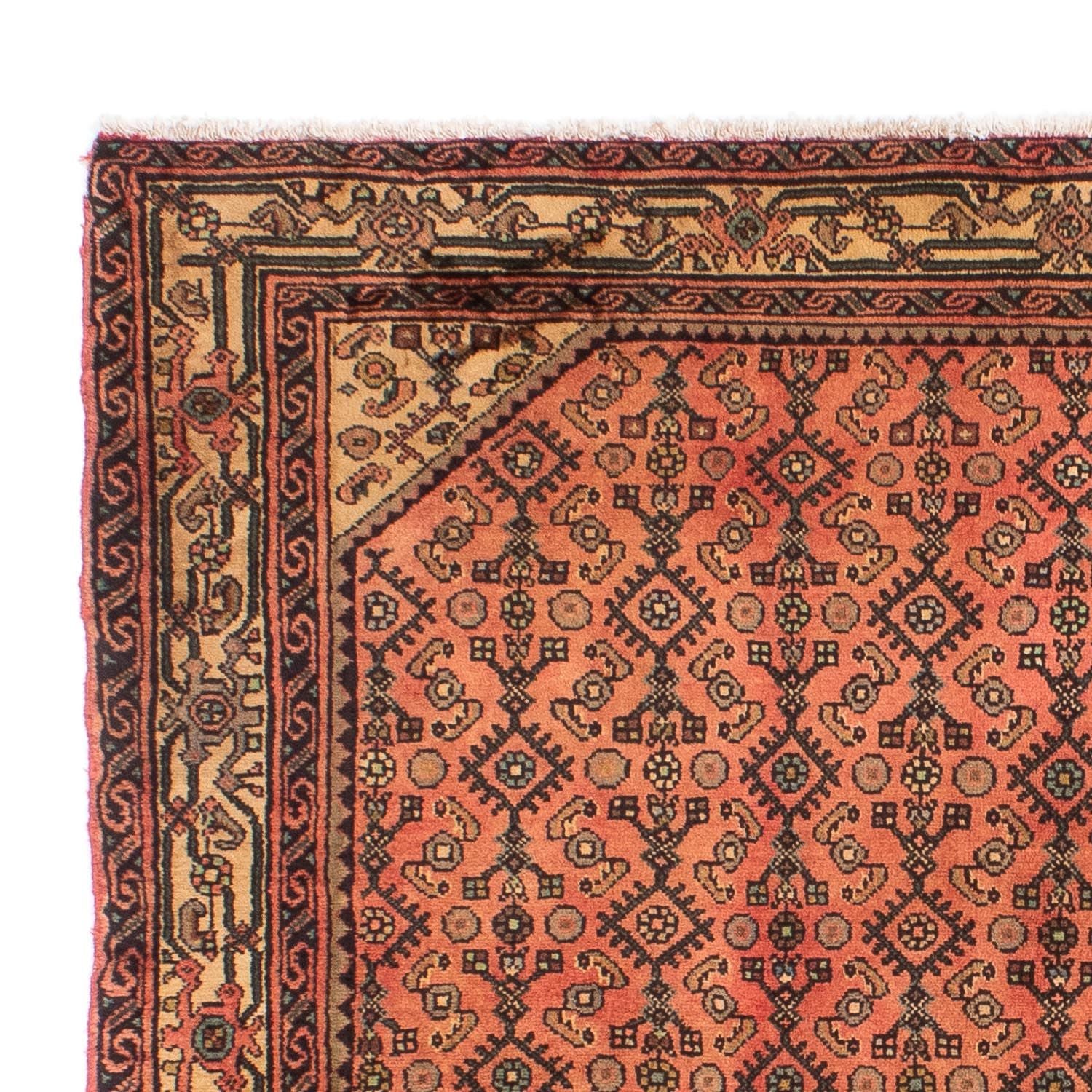 Tapis persan - Nomadic - 200 x 155 cm - rouge clair