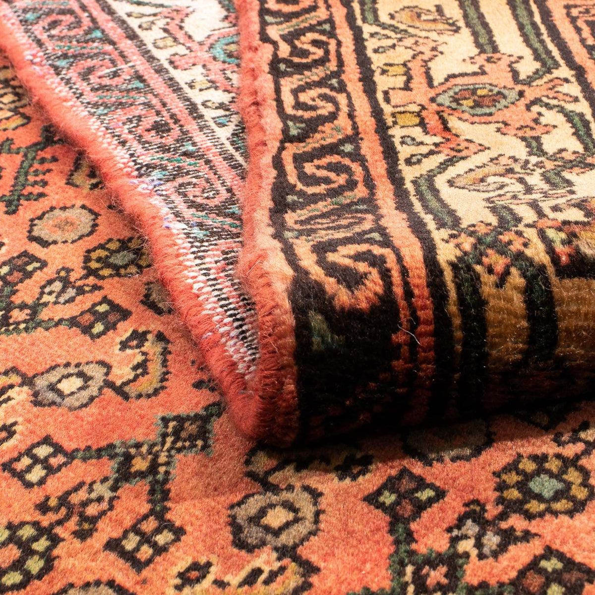 Tapis persan - Nomadic - 200 x 155 cm - rouge clair