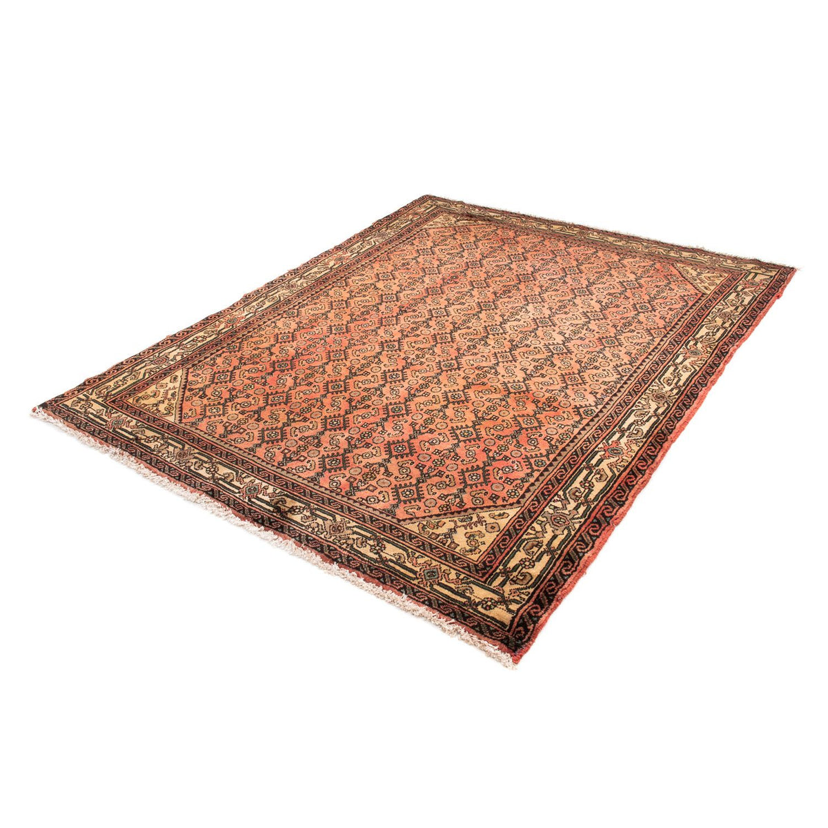 Tapis persan - Nomadic - 200 x 155 cm - rouge clair