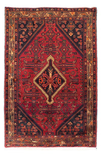 Tapis persan - Nomadic - 221 x 144 cm - rouge foncé