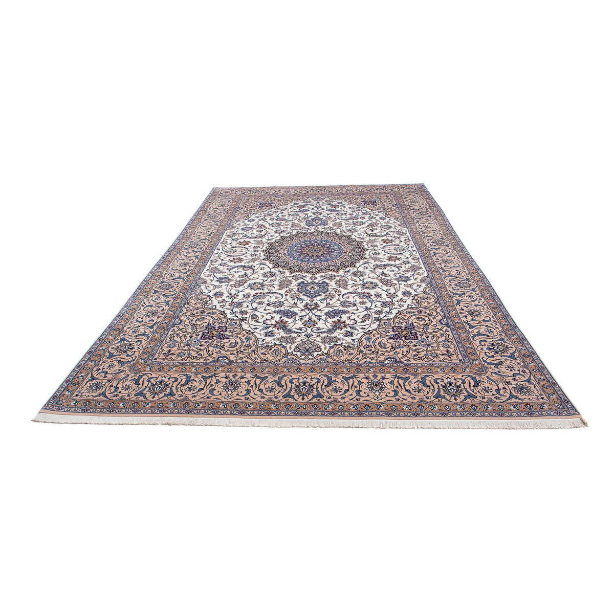 Tapis persan - Nain - Premium - 346 x 212 cm - beige