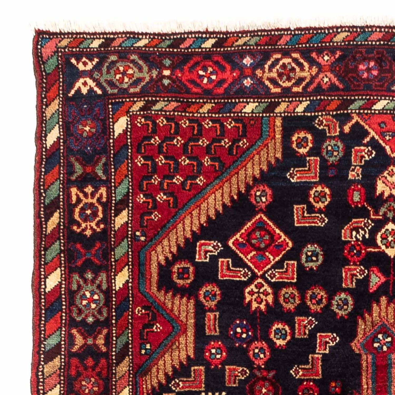Tapis persan - Nomadic - 225 x 160 cm - bleu foncé