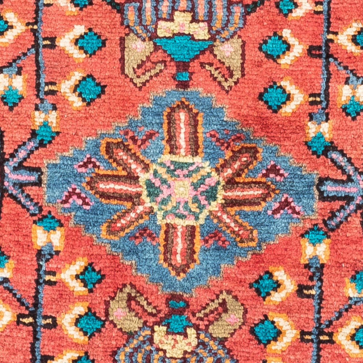 Tapis persan - Nomadic - 130 x 85 cm - rouge