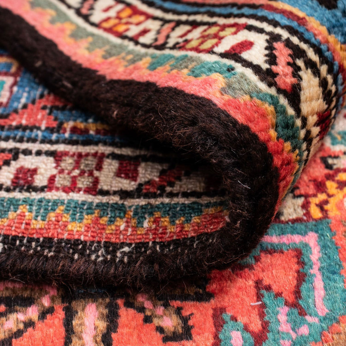 Tapis persan - Nomadic - 130 x 85 cm - rouge