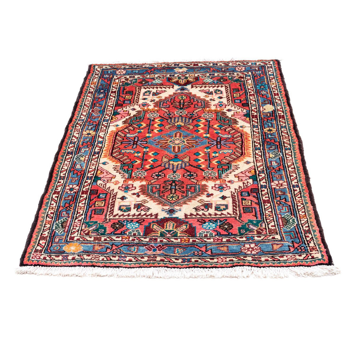 Tapis persan - Nomadic - 130 x 85 cm - rouge