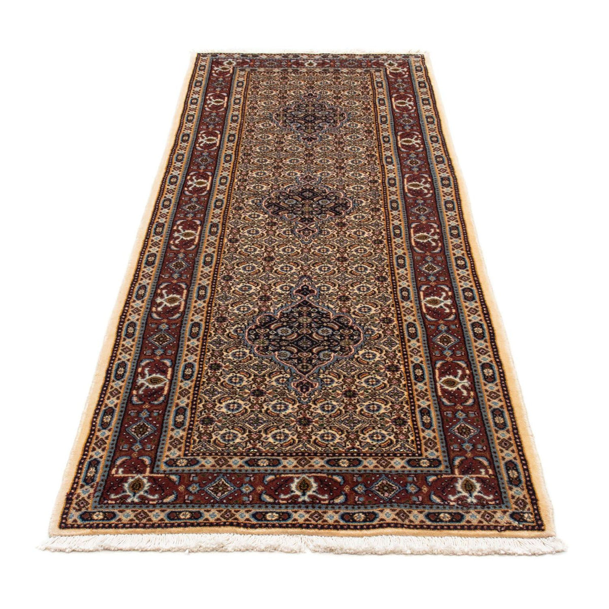 Tapis de couloir Tapis persan - Classique - 244 x 80 cm - beige