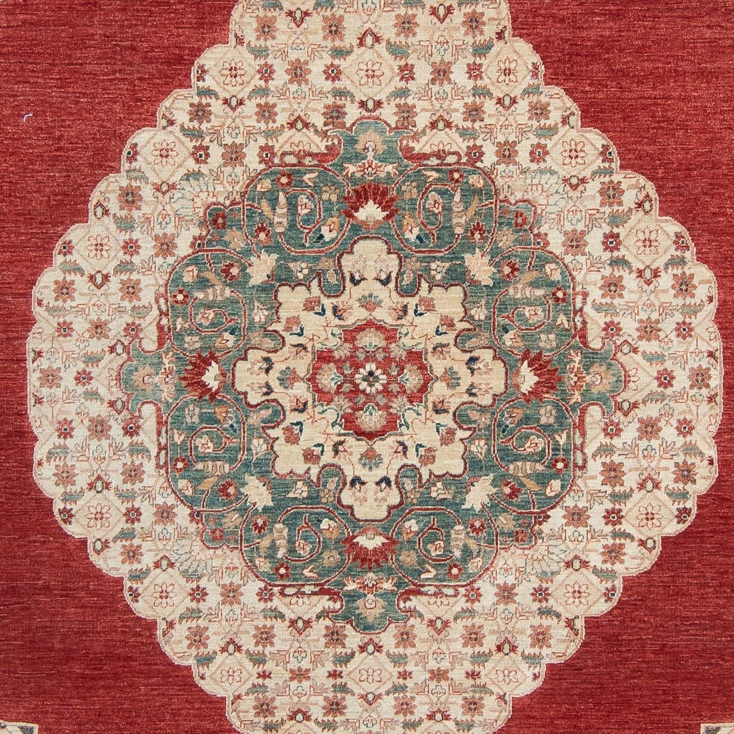 Tapis Ziegler - 304 x 240 cm - rouge foncé