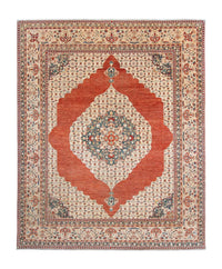 Tapis Kelim - Splash - 303 x 249 cm - rouille