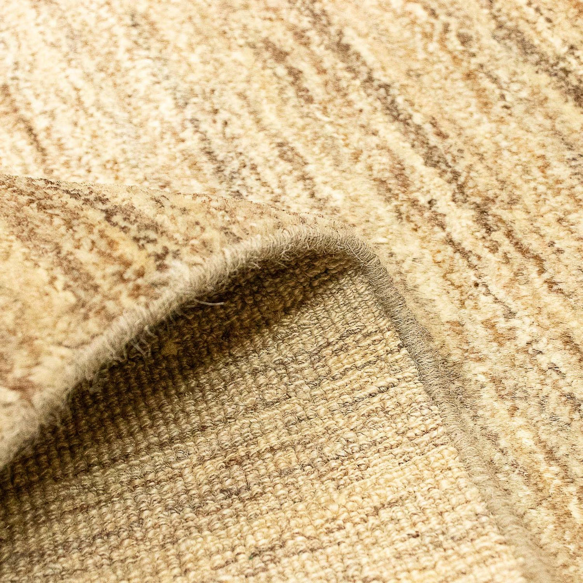 Tapis Gabbeh - Indus - 96 x 63 cm - marron clair