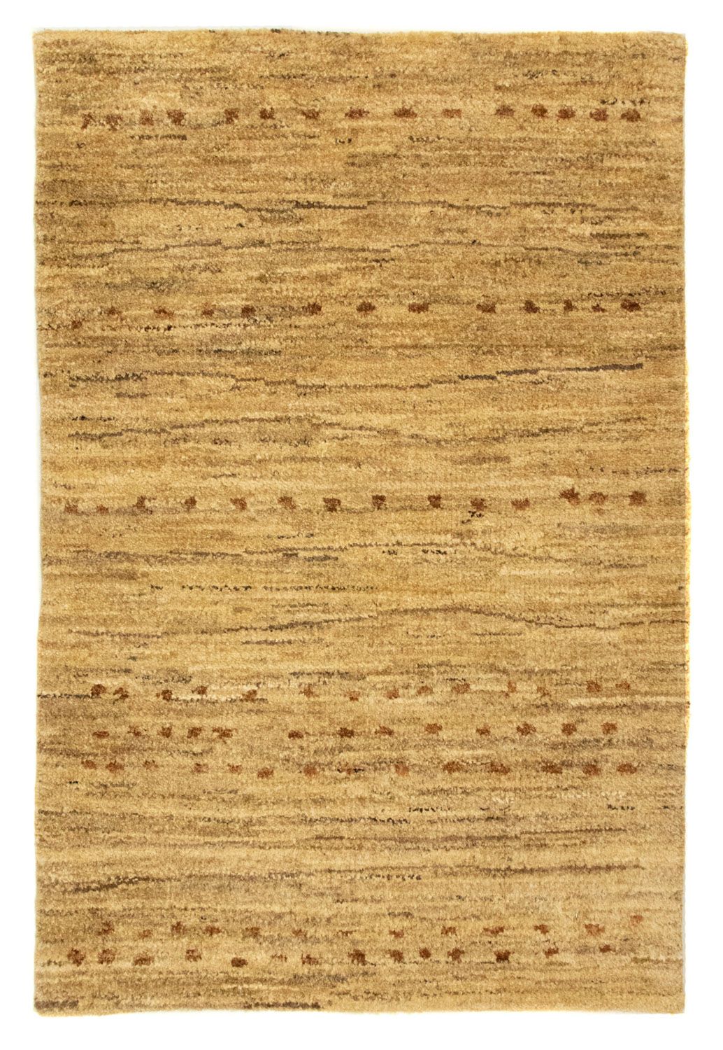 Tapis Gabbeh - Indus - 93 x 61 cm - beige